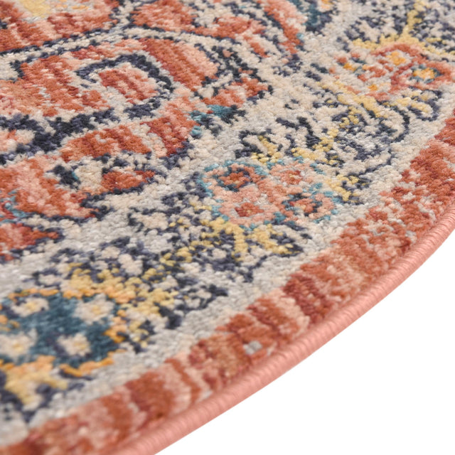 Brick Red 3' 11 x 5' 11 Lola Oval Area Rug Polypropylene With Jute Backing Traditional Pattern Easy Clean Carpet for Home Interior Design for Sale at Rug Engine