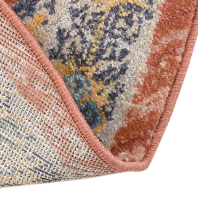 Brick Red 3' 11 x 5' 11 Lola Oval Area Rug Polypropylene With Jute Backing Traditional Pattern Easy Clean Carpet for Home Interior Design for Sale at Rug Engine