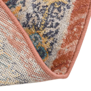 Brick Red 5' 3 x 8' Lola Oval Area Rug Polypropylene With Jute Backing Traditional Pattern Easy Clean Carpet for Home Interior Design for Sale at Rug Engine