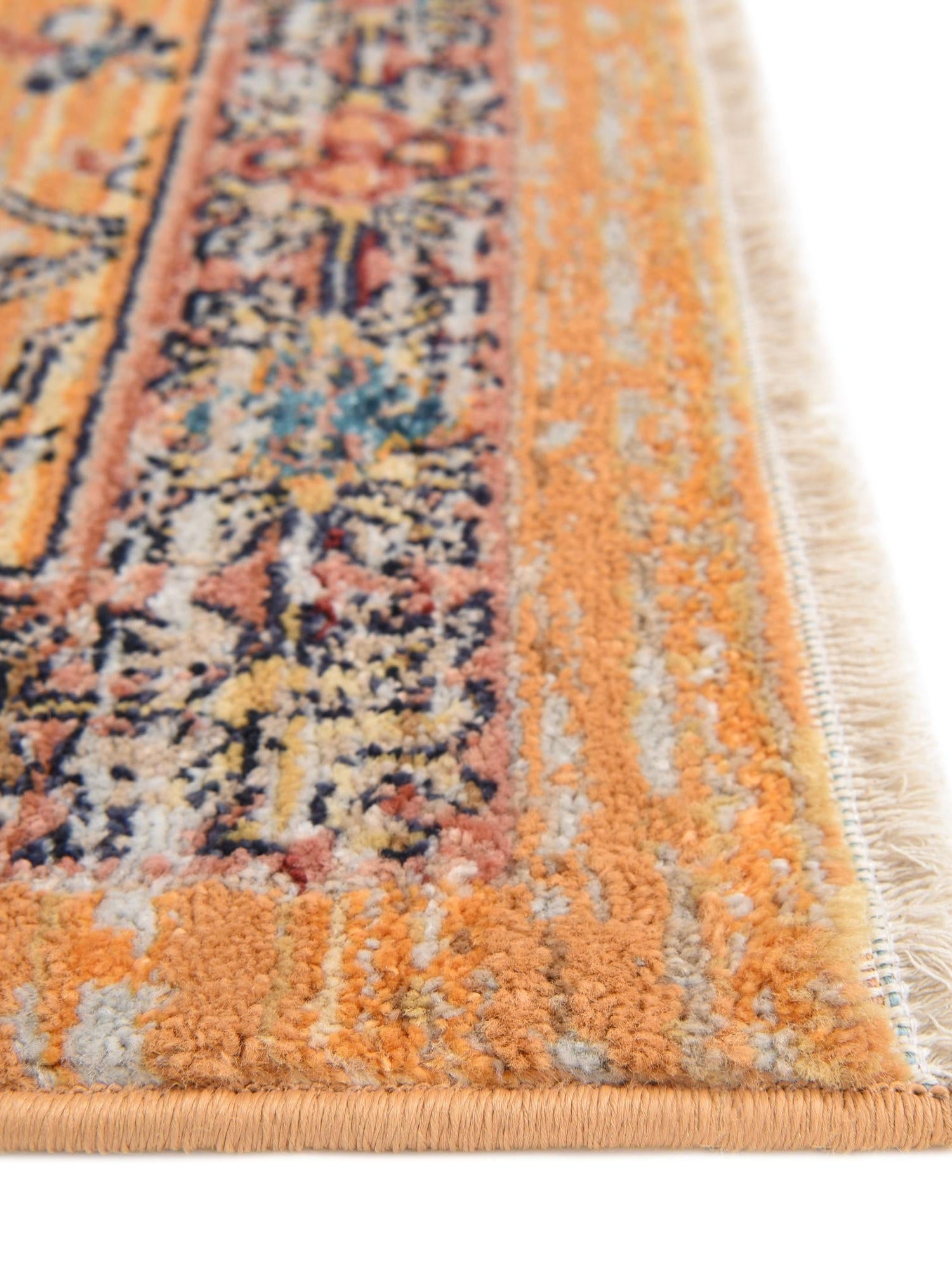 Yellow 7' 10 x 11' Lola Rectangle Area Rug Polypropylene With Jute Backing Traditional Pattern Easy Clean Carpet for Home Interior Design for Sale at Rug Engine