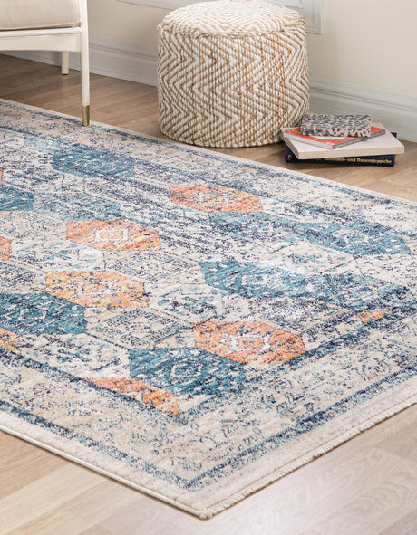 Multicolor 7' x 10' 2 Lola Rectangle Area Rug Polypropylene With Jute Backing Traditional Pattern Easy Clean Carpet for Home Interior Design for Sale at Rug Engine