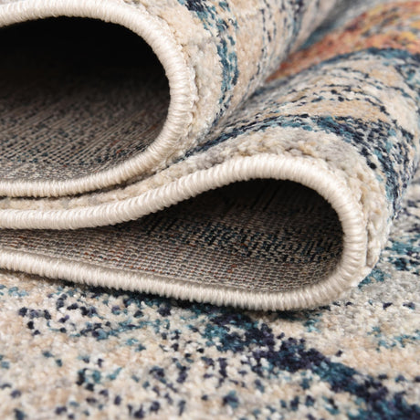 Multicolor 2' x 3' Lola Rectangle Area Rug Polypropylene With Jute Backing Traditional Pattern Easy Clean Carpet for Home Interior Design for Sale at Rug Engine