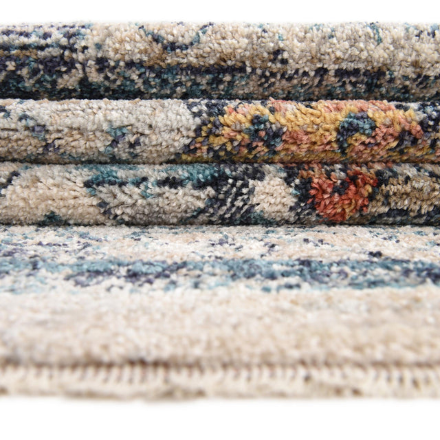 Multicolor 2' x 3' Lola Rectangle Area Rug Polypropylene With Jute Backing Traditional Pattern Easy Clean Carpet for Home Interior Design for Sale at Rug Engine