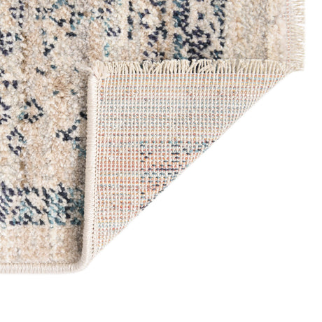 Multicolor 3' 11 x 3' 11 Lola Square Area Rug Polypropylene With Jute Backing Traditional Pattern Easy Clean Carpet for Home Interior Design for Sale at Rug Engine