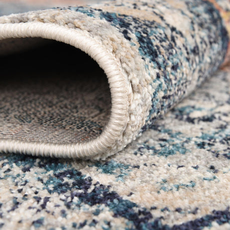 Multicolor 5' 3 x 8' Lola Oval Area Rug Polypropylene With Jute Backing Traditional Pattern Easy Clean Carpet for Home Interior Design for Sale at Rug Engine