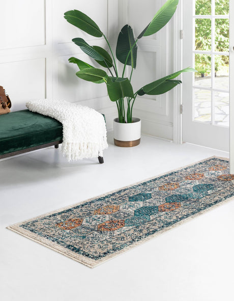 Multicolor 2' 7 x 10' 2 Lola Runner Area Rug Polypropylene With Jute Backing Traditional Pattern Easy Clean Carpet for Home Interior Design for Sale at Rug Engine