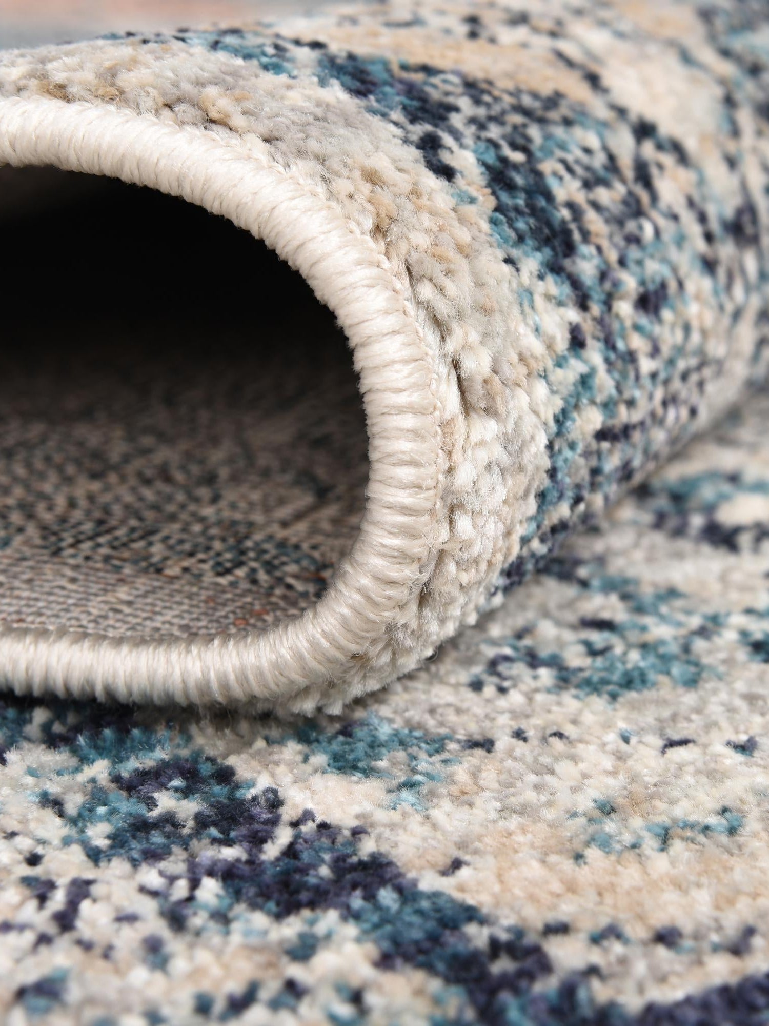 Multicolor 2' x 13' Lola Runner Area Rug Polypropylene With Jute Backing Traditional Pattern Easy Clean Carpet for Home Interior Design for Sale at Rug Engine