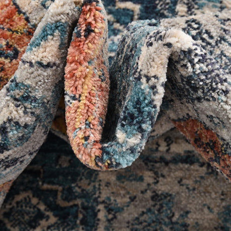 Multicolor 2' x 5' 11 Lola Runner Area Rug Polypropylene With Jute Backing Traditional Pattern Easy Clean Carpet for Home Interior Design for Sale at Rug Engine