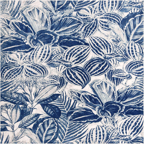 Navy Blue 10' x 10' Blossom Square Area Rug 100% Polypropylene With Cotton Backing Easy Clean Colorful Blooming Blossoming Flower Floral Plant Carpet for Living Dining Room Office Dorms for Sale at Rug Engine