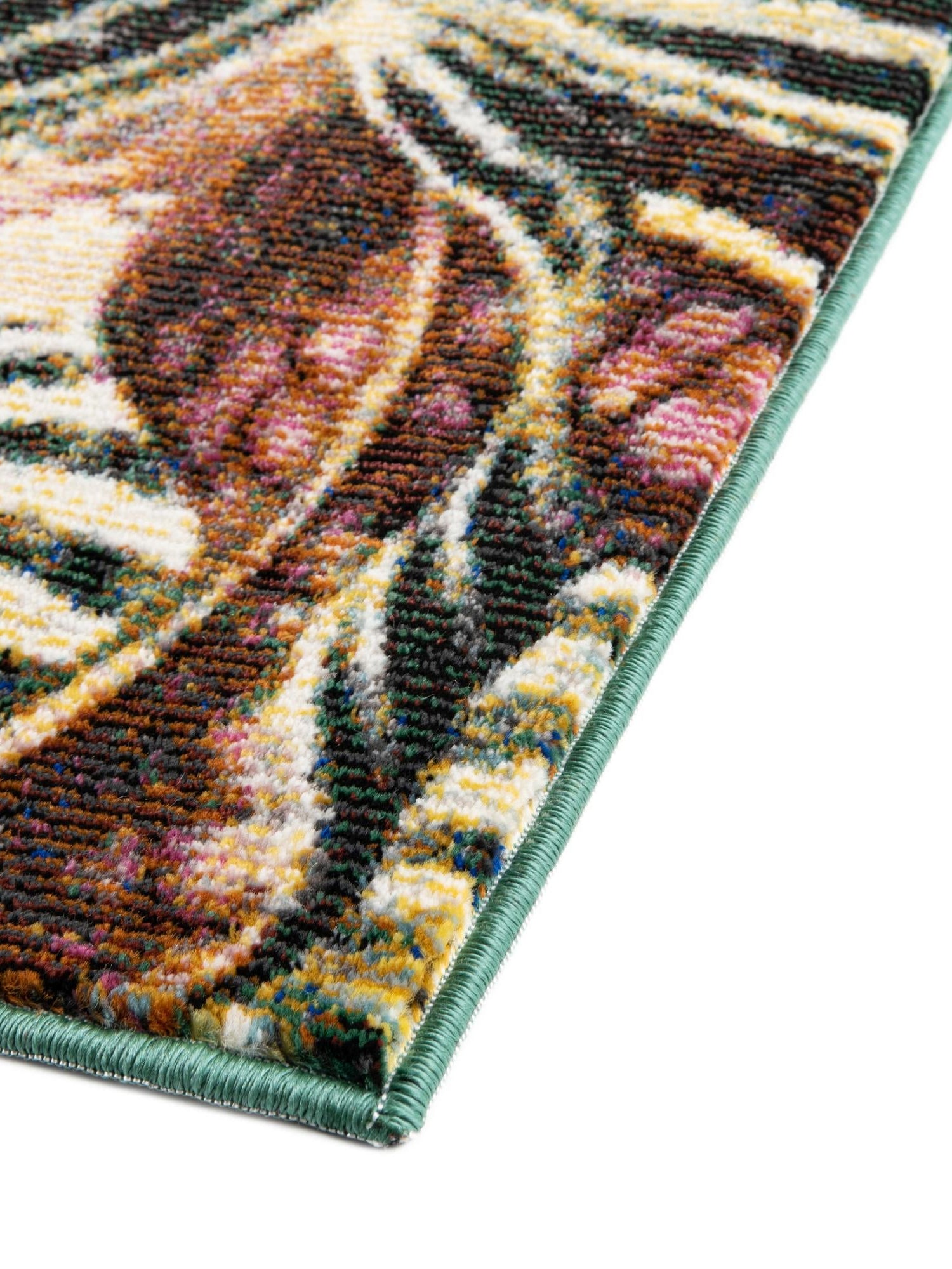 Multicolor 4' x 6' Blossom Rectangle Area Rug 100% Polypropylene With Cotton Backing Easy Clean Colorful Blooming Blossoming Flower Floral Plant Carpet for Living Dining Room Office Dorms for Sale at Rug Engine