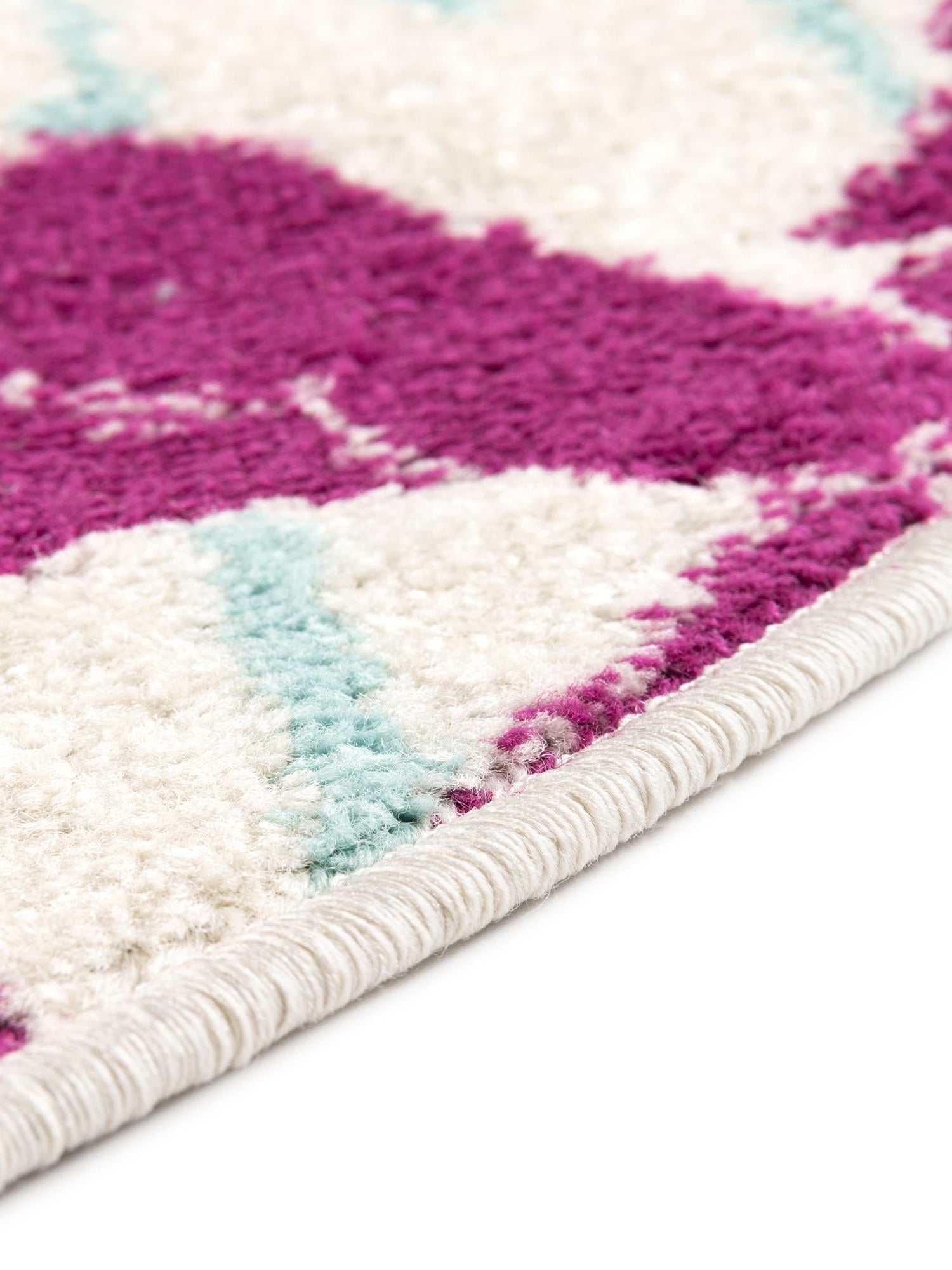 White 5' 3 x 5' 3 Bloom Round Area Rug 100% Polypropylene With Cotton Backing Easy Clean Colorful Blooming Flower Floral Carpet for Living Dining Room Office Dorms for Sale at Rug Engine