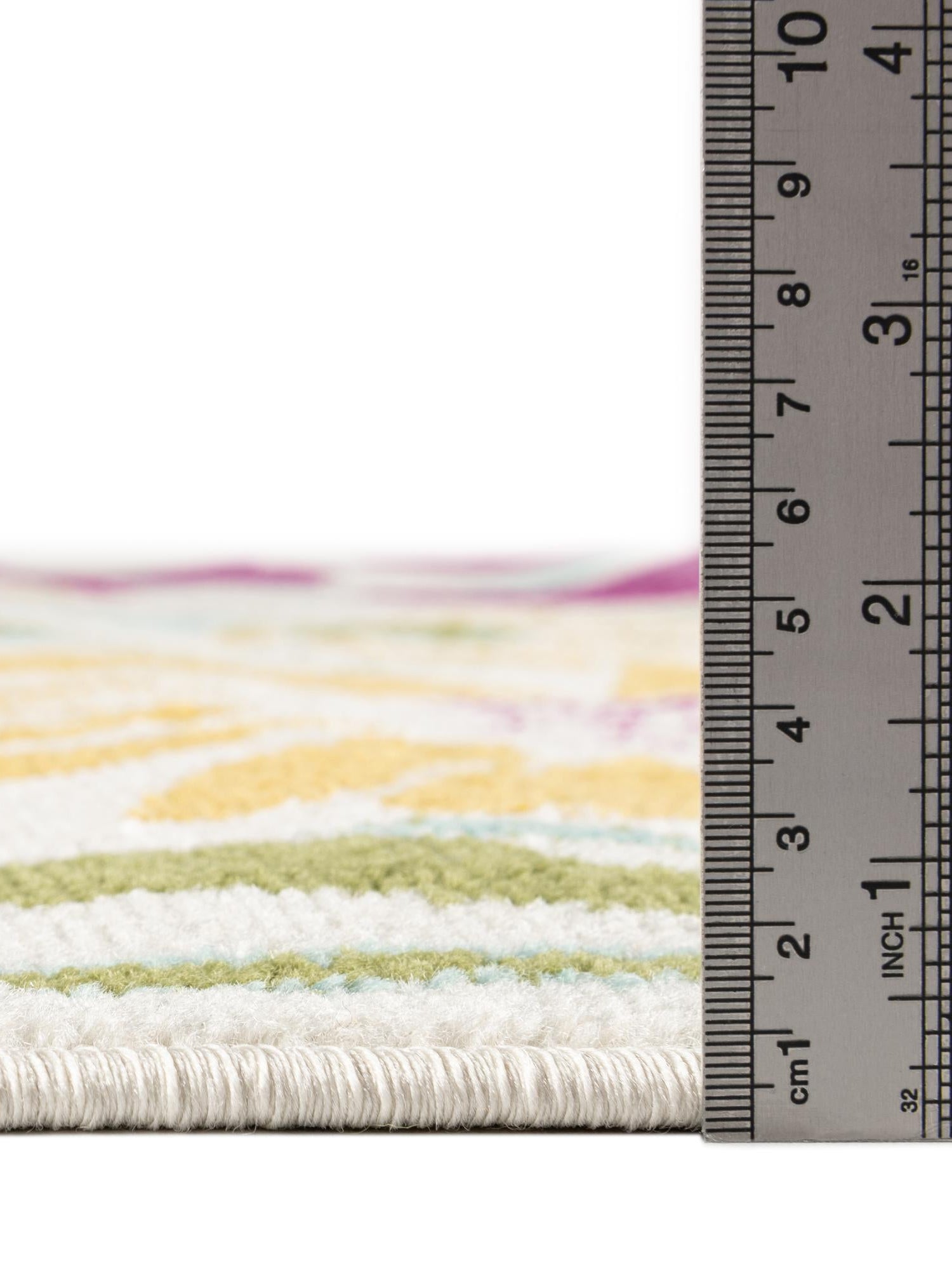 White 10' x 10' Bloom Square Area Rug 100% Polypropylene With Cotton Backing Easy Clean Colorful Blooming Flower Floral Carpet for Living Dining Room Office Dorms for Sale at Rug Engine