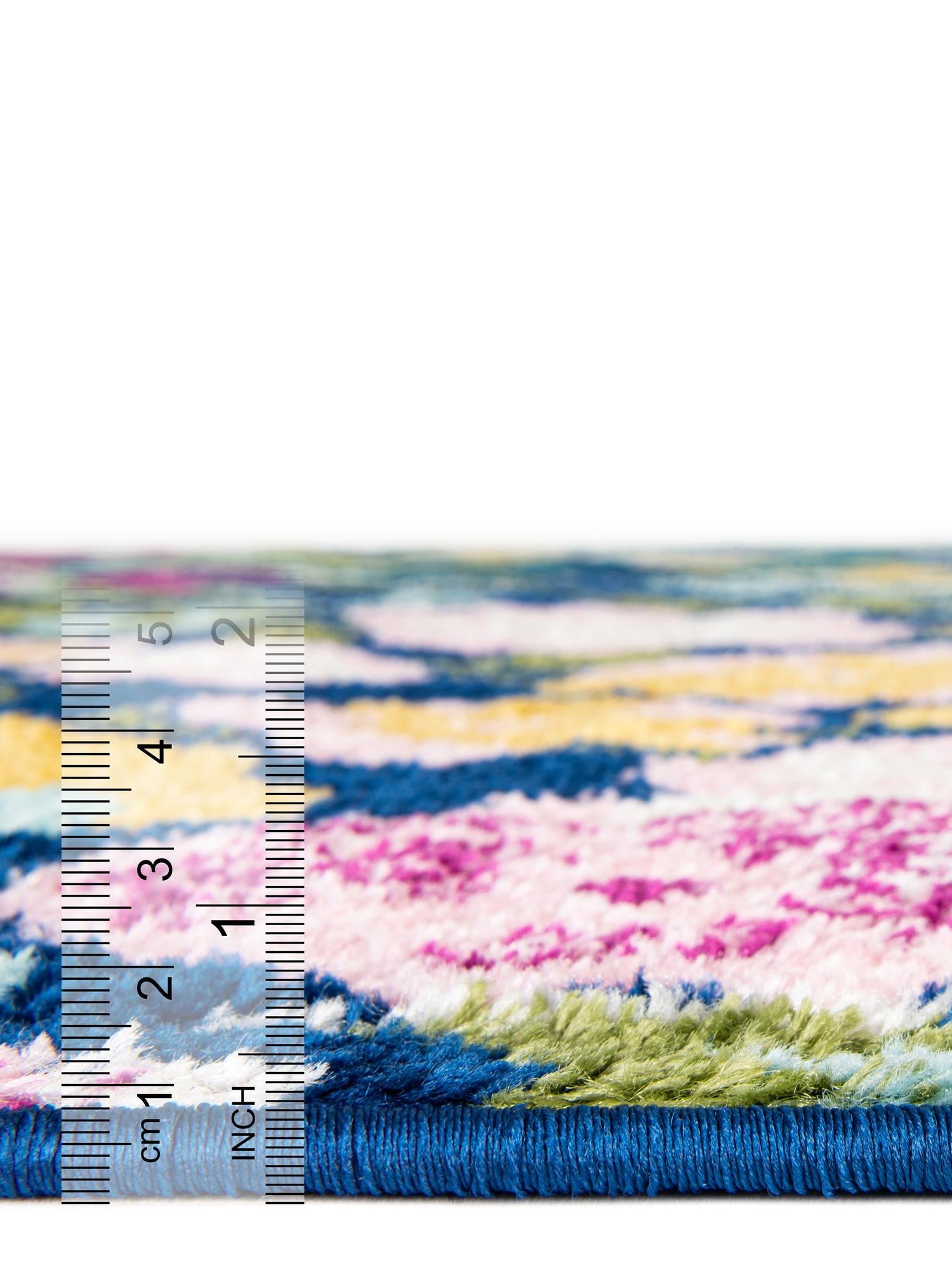 Multicolor 10' x 10' Bloom Round Area Rug 100% Polypropylene With Cotton Backing Easy Clean Colorful Blooming Flower Floral Carpet for Living Dining Room Office Dorms for Sale at Rug Engine
