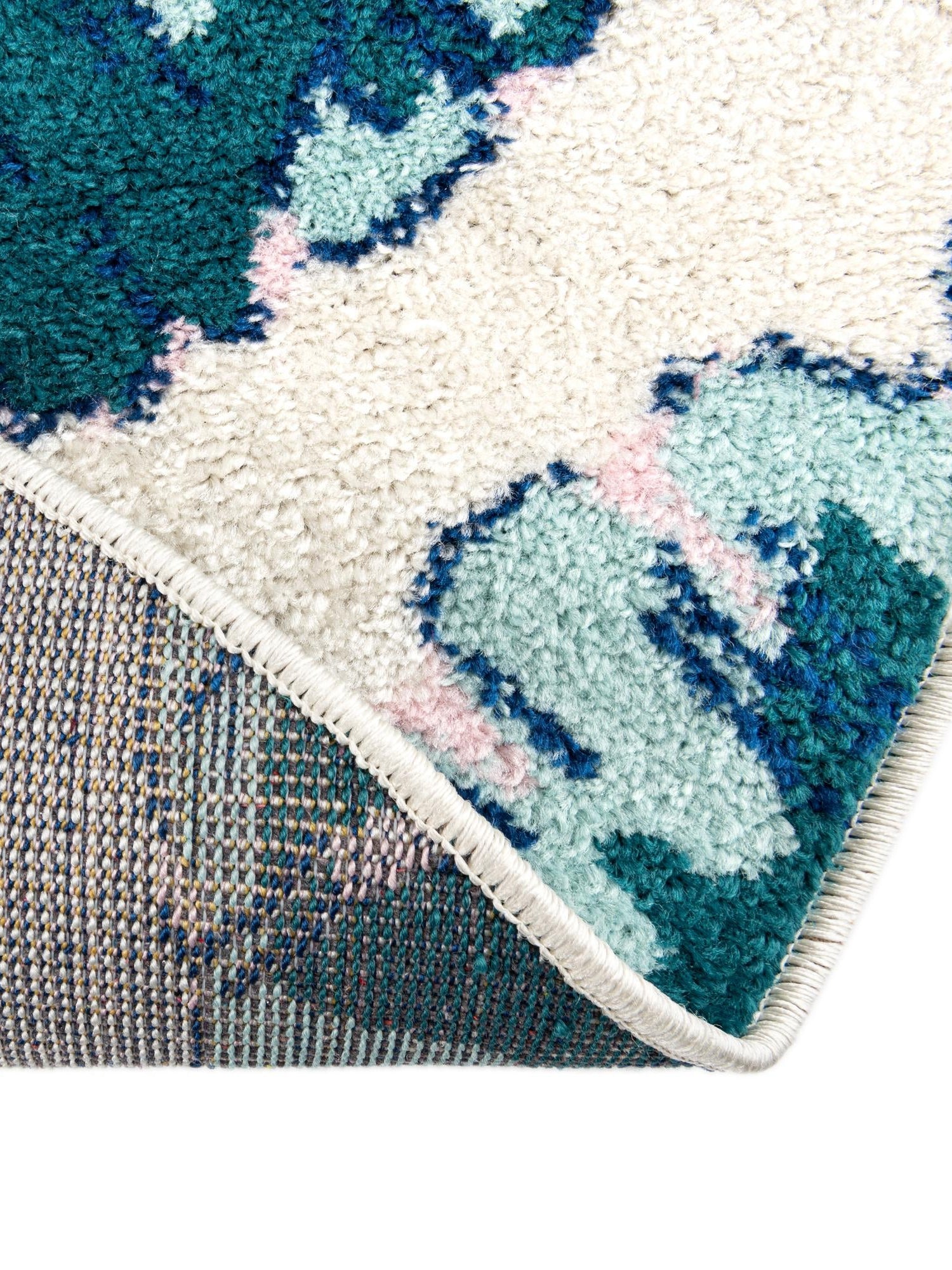 White 7' 10 x 10' Bloom Oval Area Rug 100% Polypropylene With Cotton Backing Easy Clean Colorful Blooming Flower Floral Carpet for Living Dining Room Office Dorms for Sale at Rug Engine