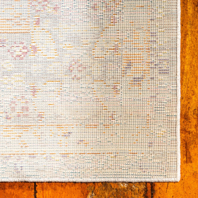 Light Blue 4' x 4' Austin Octagon Area Rug 100% Polyester Durable Cotton Backing Living Dining Room Bedroom Office Vintage Decor Carpet for Sale at Rug Engine