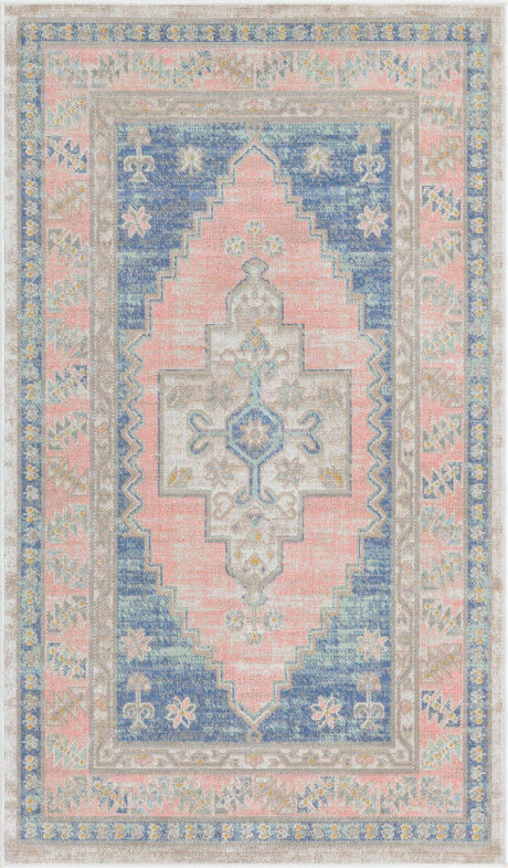 French Blue 3' 1 x 5' 3 Whitney Rectangle Area Rug