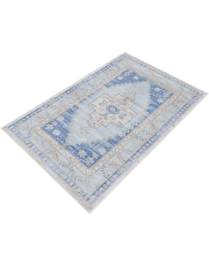Sky blue 3' 1 x 5' 3 Whitney Rectangle Area Rug