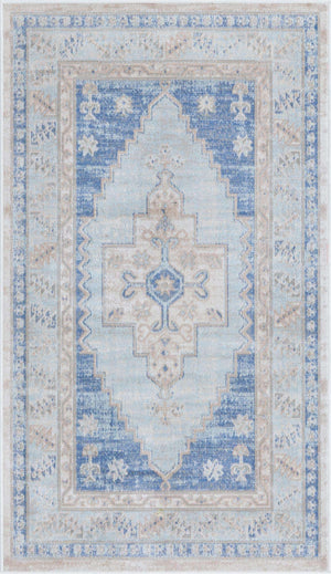 Sky blue 3' 1 x 5' 3 Whitney Rectangle Area Rug