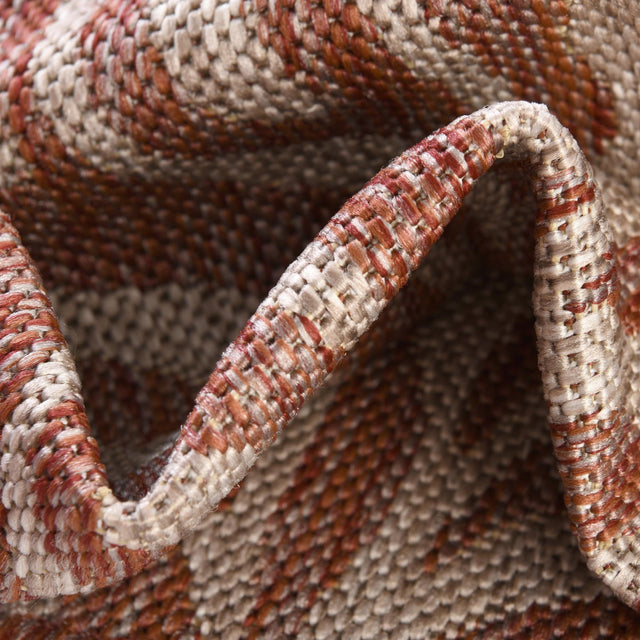 Rust Red 9' x 12' Outdoor Safari Rectangle Rug