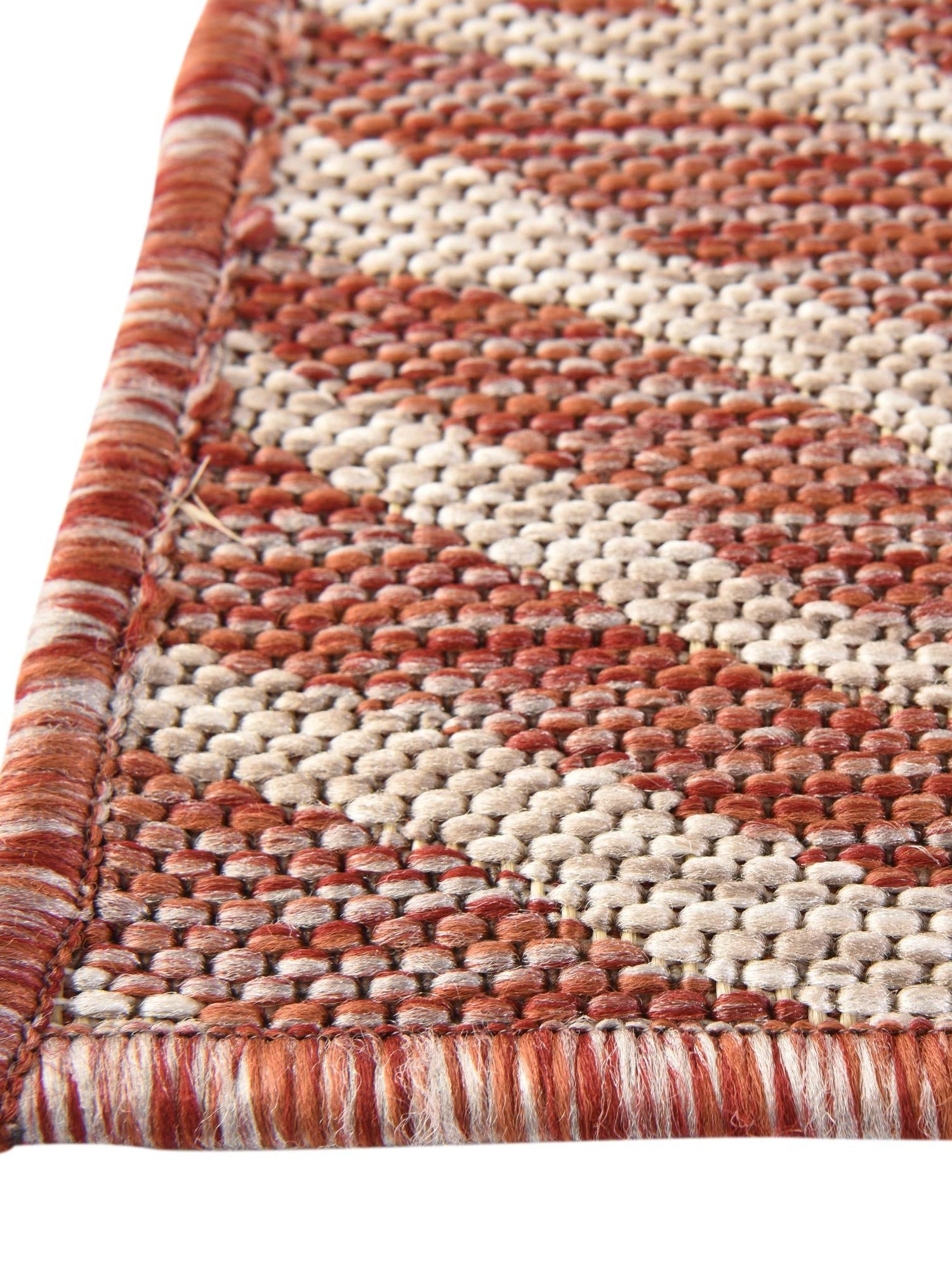 Rust Red 2' x 8' Outdoor Safari Runner Area Rug Weather Resistant for Patio, Deck, Terrace, Balcony, Porch Animal Print Wildlife Nature Carpet for Sale at Rug Engine