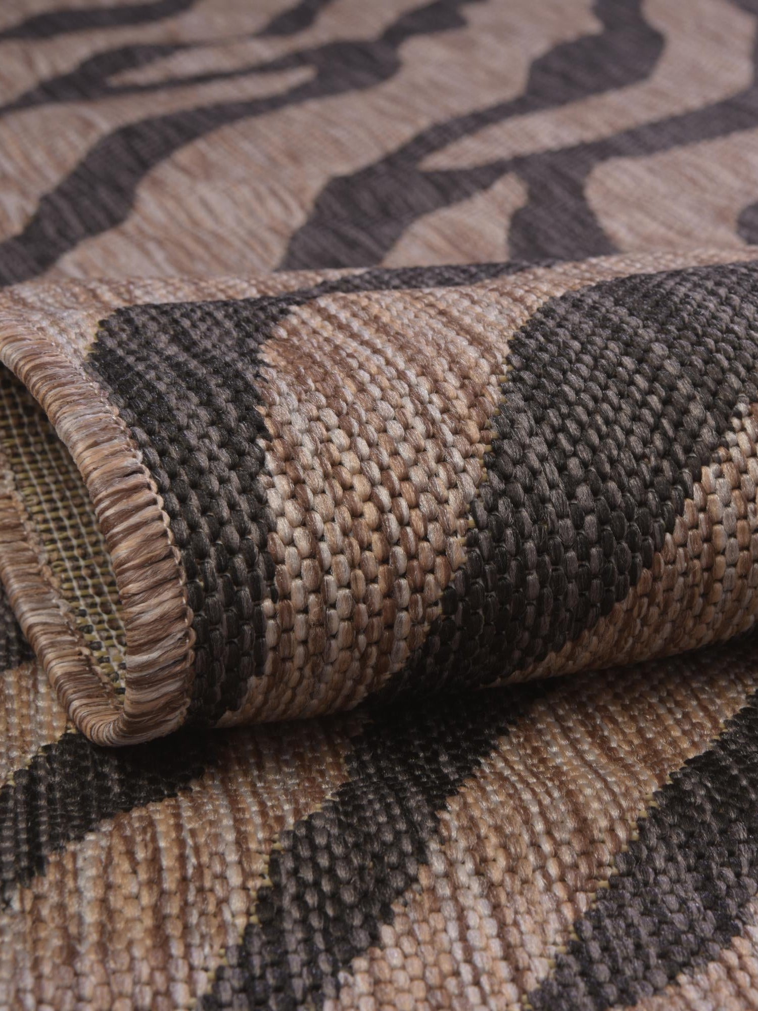 Natural 7' 10 x 11' Outdoor Safari Rectangle Area Rug Weather Resistant for Patio, Deck, Terrace, Balcony, Porch Animal Print Wildlife Nature Carpet for Sale at Rug Engine