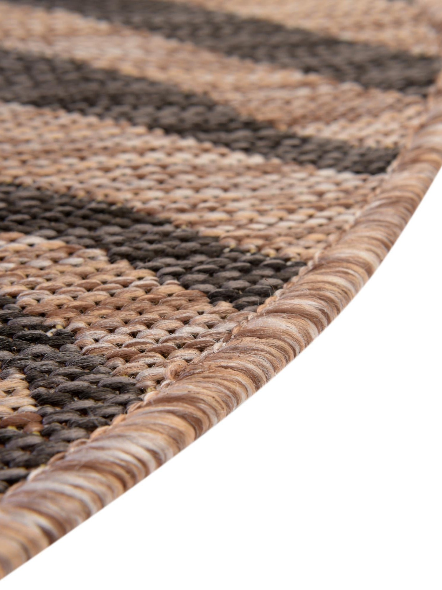 Natural 3' 1 x 3' 1 Outdoor Safari Round Area Rug Weather Resistant for Patio, Deck, Terrace, Balcony, Porch Animal Print Wildlife Nature Carpet for Sale at Rug Engine