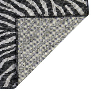White 5' 3 x 8' Outdoor Safari Rectangle Rug