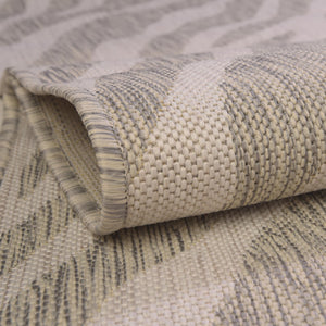 Gray 8' x 11' Outdoor Safari Rectangle Rug