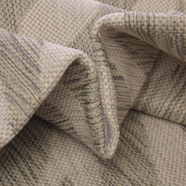 Gray 8' x 11' Outdoor Safari Rectangle Rug