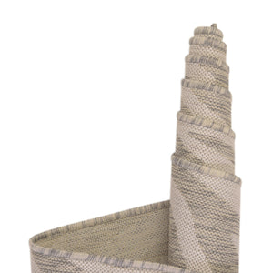 Gray 8' x 11' Outdoor Safari Rectangle Rug