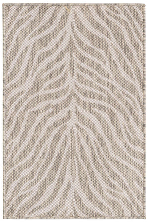 Gray 2' x 3' 1 Outdoor Safari Rectangle Area Rug Weather Resistant for Patio, Deck, Terrace, Balcony, Porch Animal Print Wildlife Nature Carpet for Sale at Rug Engine