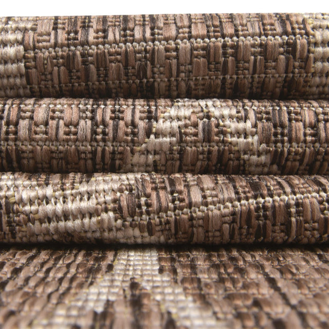 Brown 2' x 8' Outdoor Trellis Runner Area Rug Weather Resistant for Patio, Deck, Terrace, Balcony, Porch Geometric Design Water Safe Outside Carpet for Sale at Rug Engine