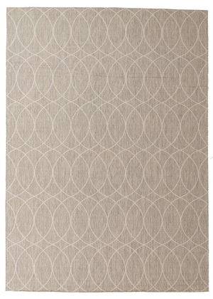 Light Gray 10' x 14' 1 Outdoor Trellis Rectangle Rug