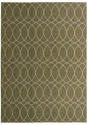 Green 10' x 14' 1 Outdoor Trellis Rectangle Area Rug Weather Resistant for Patio, Deck, Terrace, Balcony, Porch Geometric Design Water Safe Outside Carpet for Sale at Rug Engine