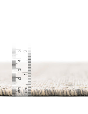 Gray 10' x 14' 1 Outdoor Modern Rectangle Rug