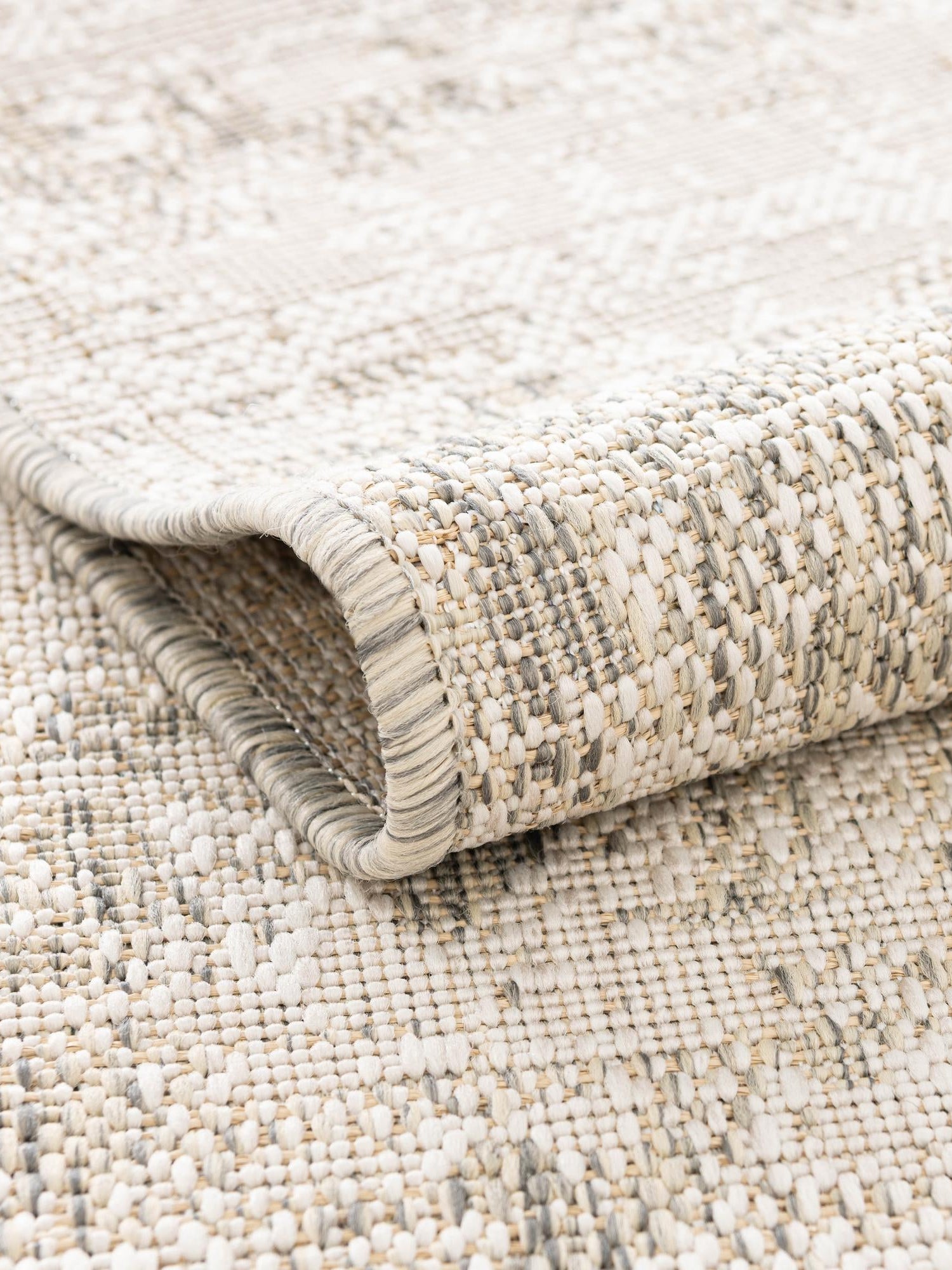 Gray 7' 10 x 11' Outdoor Modern Rectangle Area Rug Weather Resistant for Patio, Deck, Terrace, Balcony, Porch 100% Polypropylene Modern Outside Carpet for Sale at Rug Engine