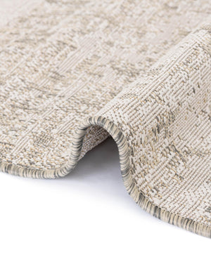 Gray 10' x 14' 1 Outdoor Modern Rectangle Rug