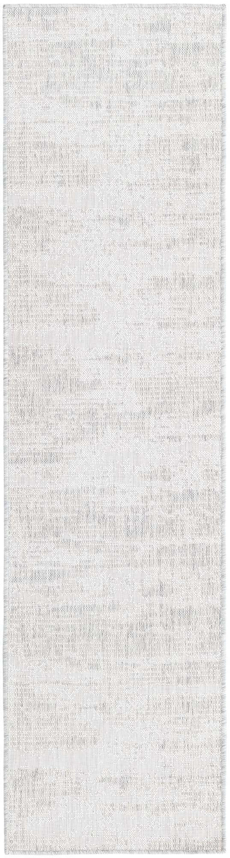 Gray 2' x 8' Outdoor Modern Runner Area Rug Weather Resistant for Patio, Deck, Terrace, Balcony, Porch 100% Polypropylene Modern Outside Carpet for Sale at Rug Engine