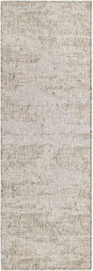 Gray 2' x 6' 1 Outdoor Modern Runner Area Rug Weather Resistant for Patio, Deck, Terrace, Balcony, Porch 100% Polypropylene Modern Outside Carpet for Sale at Rug Engine