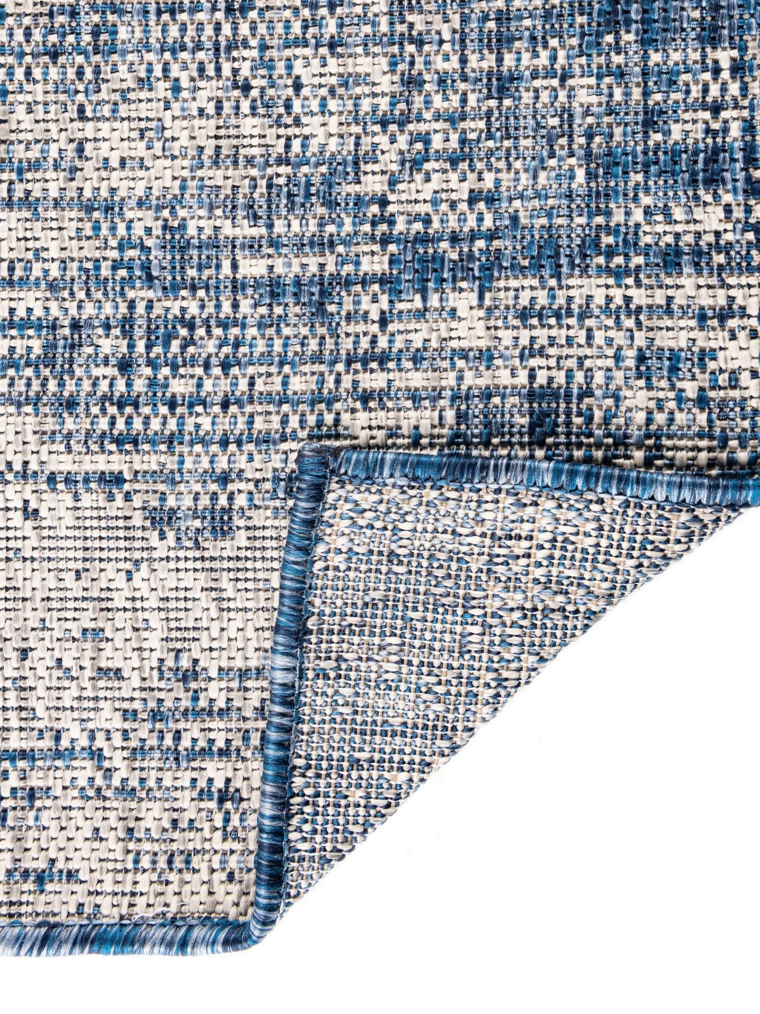 Blue 10' x 14' 1 Outdoor Modern Rectangle Area Rug Weather Resistant for Patio, Deck, Terrace, Balcony, Porch 100% Polypropylene Modern Outside Carpet for Sale at Rug Engine