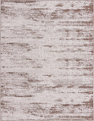 Brown 9' x 12' Outdoor Modern Rectangle Area Rug Weather Resistant for Patio, Deck, Terrace, Balcony, Porch 100% Polypropylene Modern Outside Carpet for Sale at Rug Engine