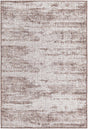 Brown 4' 1 x 6' 1 Outdoor Modern Rectangle Area Rug Weather Resistant for Patio, Deck, Terrace, Balcony, Porch 100% Polypropylene Modern Outside Carpet for Sale at Rug Engine