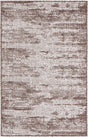 Brown 3' 1 x 5' 3 Outdoor Modern Rectangle Area Rug Weather Resistant for Patio, Deck, Terrace, Balcony, Porch 100% Polypropylene Modern Outside Carpet for Sale at Rug Engine