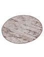 Brown 3' 1 x 3' 1 Outdoor Modern Round Area Rug Weather Resistant for Patio, Deck, Terrace, Balcony, Porch 100% Polypropylene Modern Outside Carpet for Sale at Rug Engine