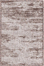 Brown 2' x 3' 1 Outdoor Modern Rectangle Area Rug Weather Resistant for Patio, Deck, Terrace, Balcony, Porch 100% Polypropylene Modern Outside Carpet for Sale at Rug Engine