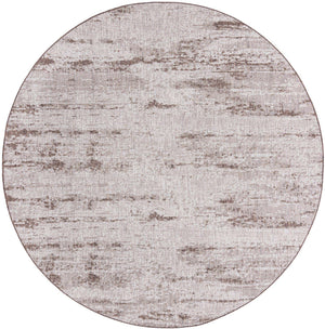 Brown 10' x 10' Outdoor Modern Round Area Rug Weather Resistant for Patio, Deck, Terrace, Balcony, Porch 100% Polypropylene Modern Outside Carpet for Sale at Rug Engine