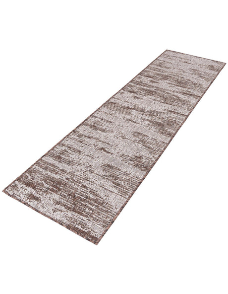 Brown 2' x 8' Outdoor Modern Runner Area Rug Weather Resistant for Patio, Deck, Terrace, Balcony, Porch 100% Polypropylene Modern Outside Carpet for Sale at Rug Engine