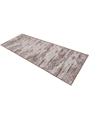 Brown 2' x 6' 1 Outdoor Modern Runner Area Rug Weather Resistant for Patio, Deck, Terrace, Balcony, Porch 100% Polypropylene Modern Outside Carpet for Sale at Rug Engine
