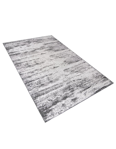 Charcoal 10' x 14' 1 Outdoor Modern Rectangle Area Rug Weather Resistant for Patio, Deck, Terrace, Balcony, Porch 100% Polypropylene Modern Outside Carpet for Sale at Rug Engine