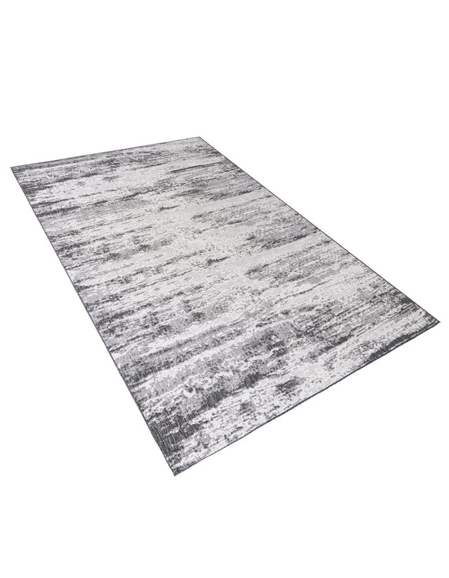 Charcoal 10' x 14' 1 Outdoor Modern Rectangle Area Rug Weather Resistant for Patio, Deck, Terrace, Balcony, Porch 100% Polypropylene Modern Outside Carpet for Sale at Rug Engine
